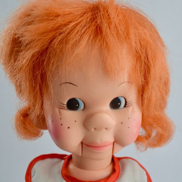 Horsman Inc. Tessie Talks Doll Ventriloquist 18" Original Clothing - Picture 12 of 12